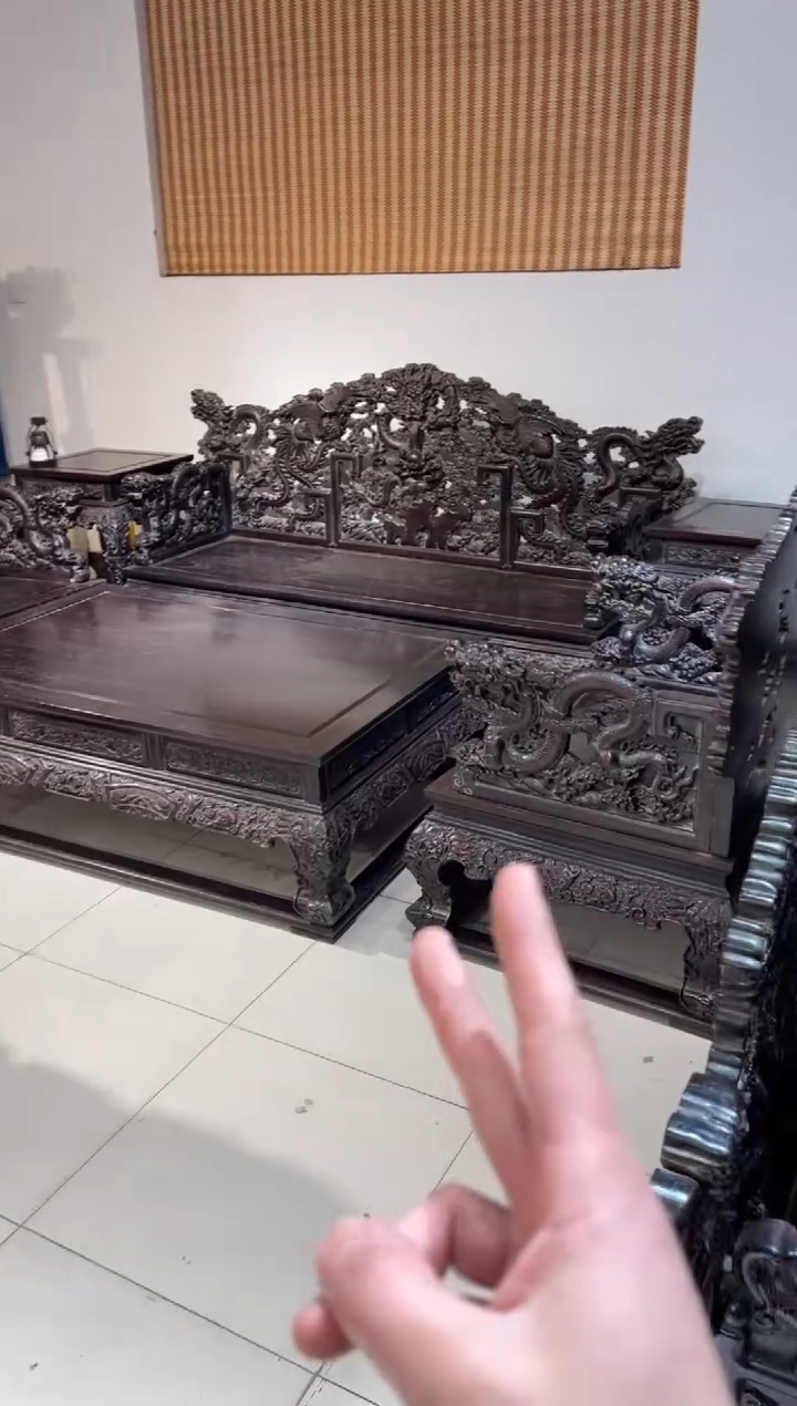 【闪购商品】木木雕沙发六件套、、、、、