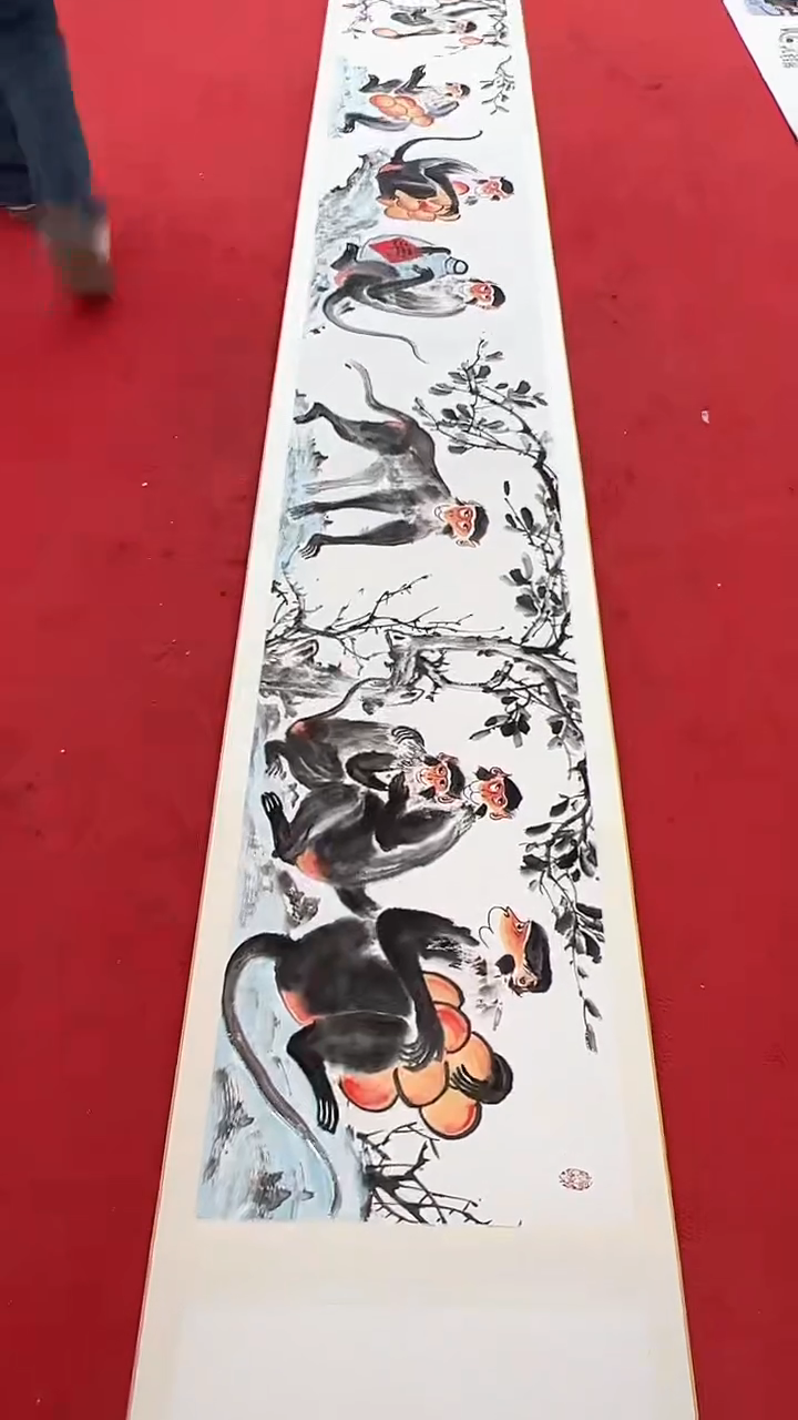 【闪购商品】国画王冠人国画作品《74》