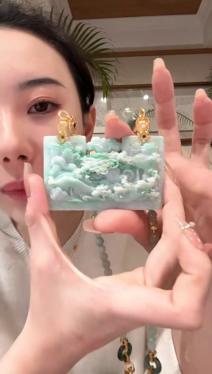 【闪购商品】翡翠颈饰未镶嵌国风