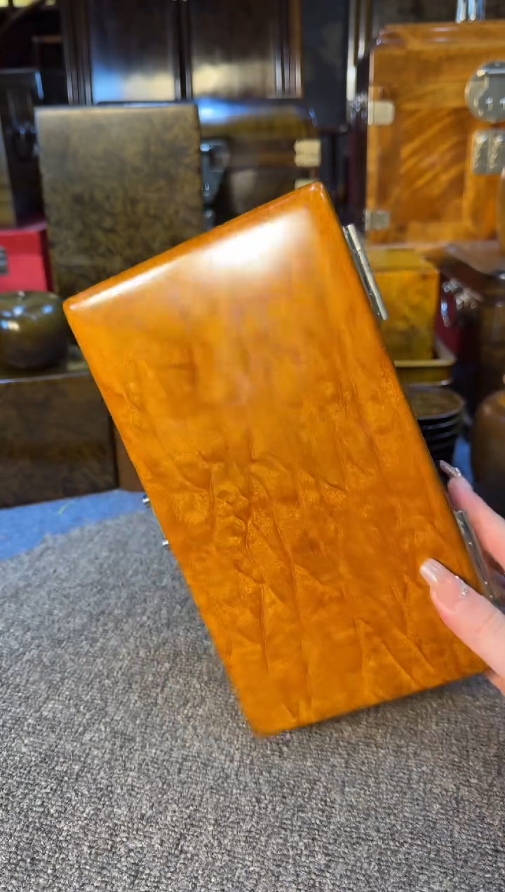 【闪购商品】乌木类成套家具精品金丝楠木首饰盒Y