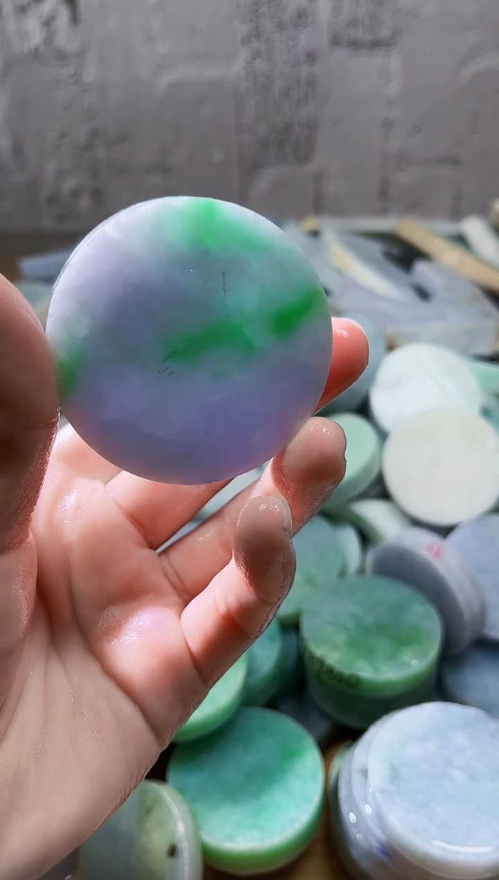 裸石翡翠天然翡翠A货石 南 598