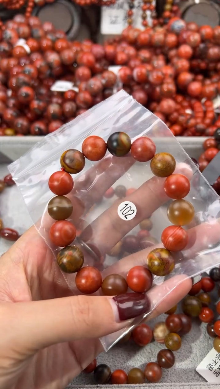 未镶嵌手串南红玛瑙13+