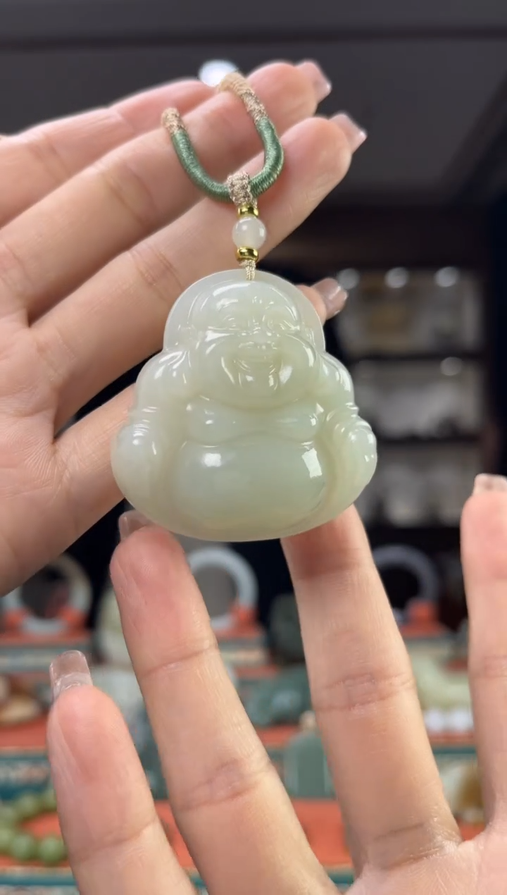 【闪购商品】和田玉颈饰未镶嵌佩佩45mm左右