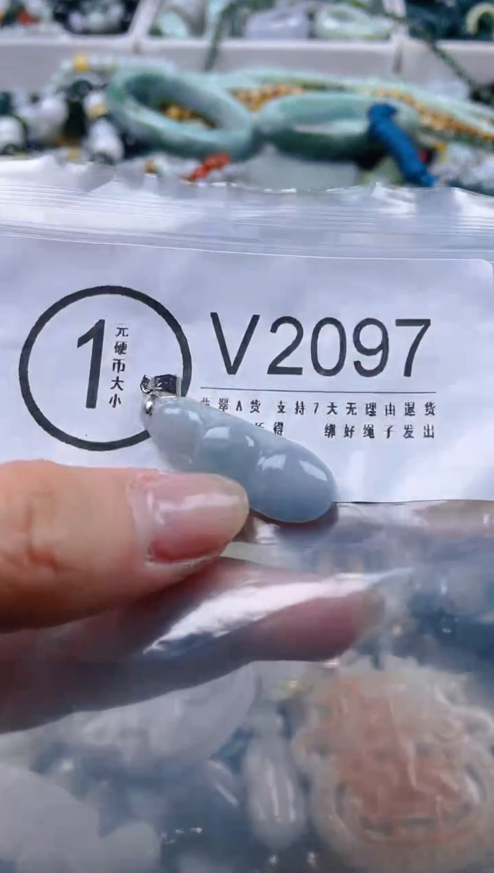 【闪购商品】翡翠颈饰未镶嵌/V/翡翠A货一图一物