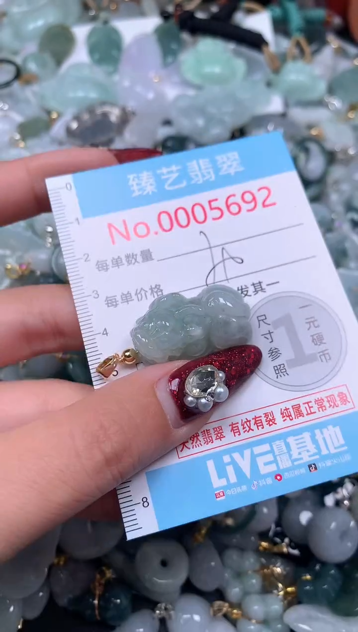 颈饰未镶嵌翡翠5692