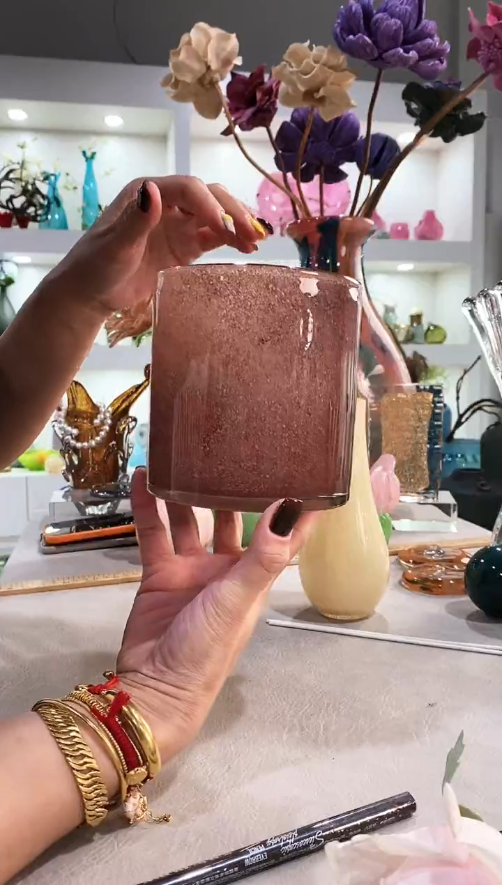 慕忆家手作琉璃花瓶