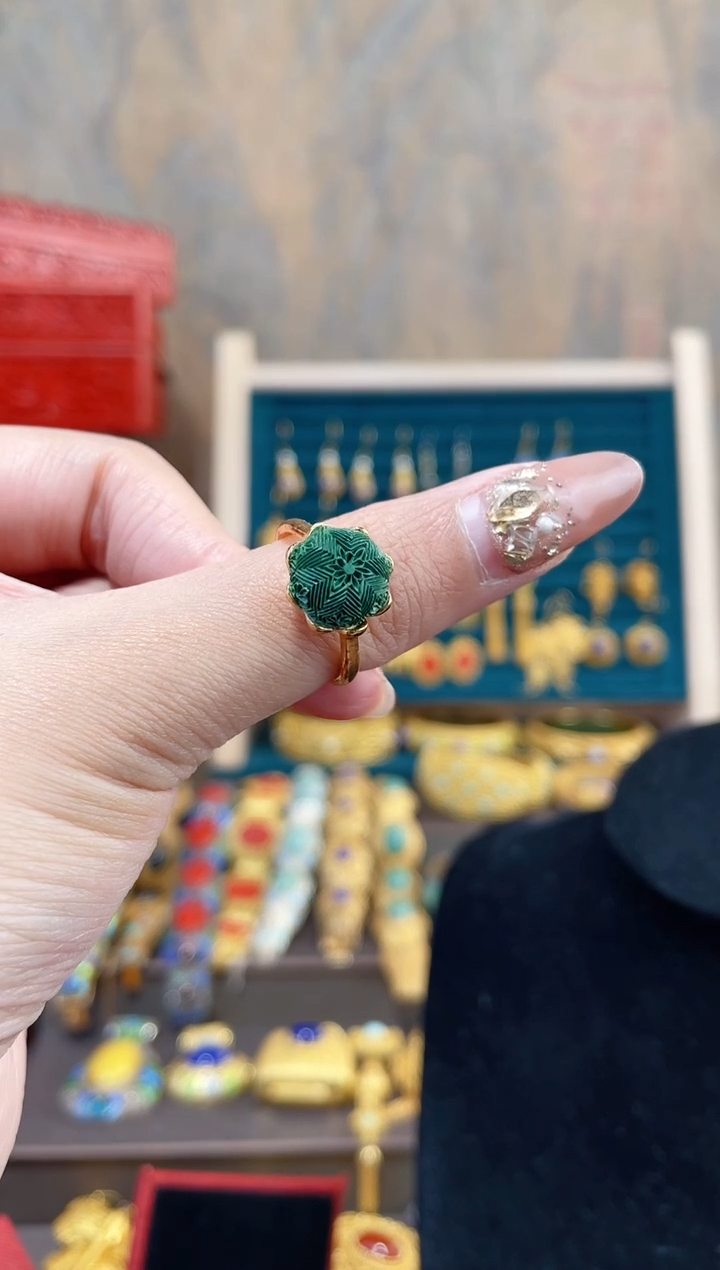 【闪购商品】非遗雕漆精品戒指