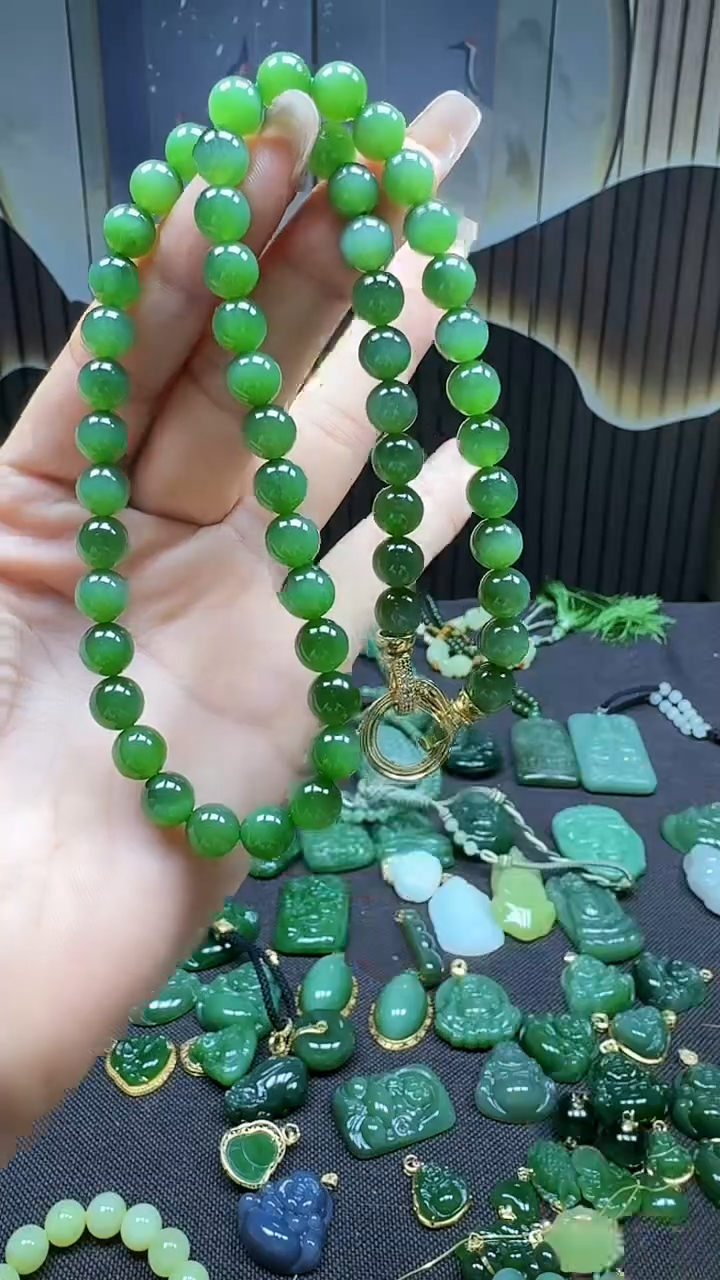 和田玉未镶嵌挂件8