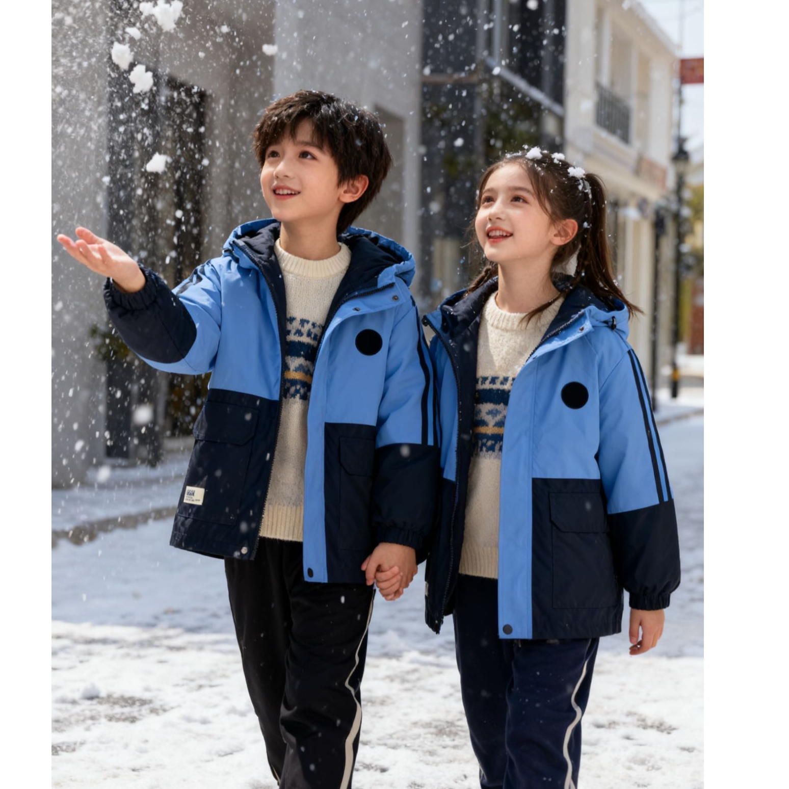 32004高端专享冬款羽绒服蓝色