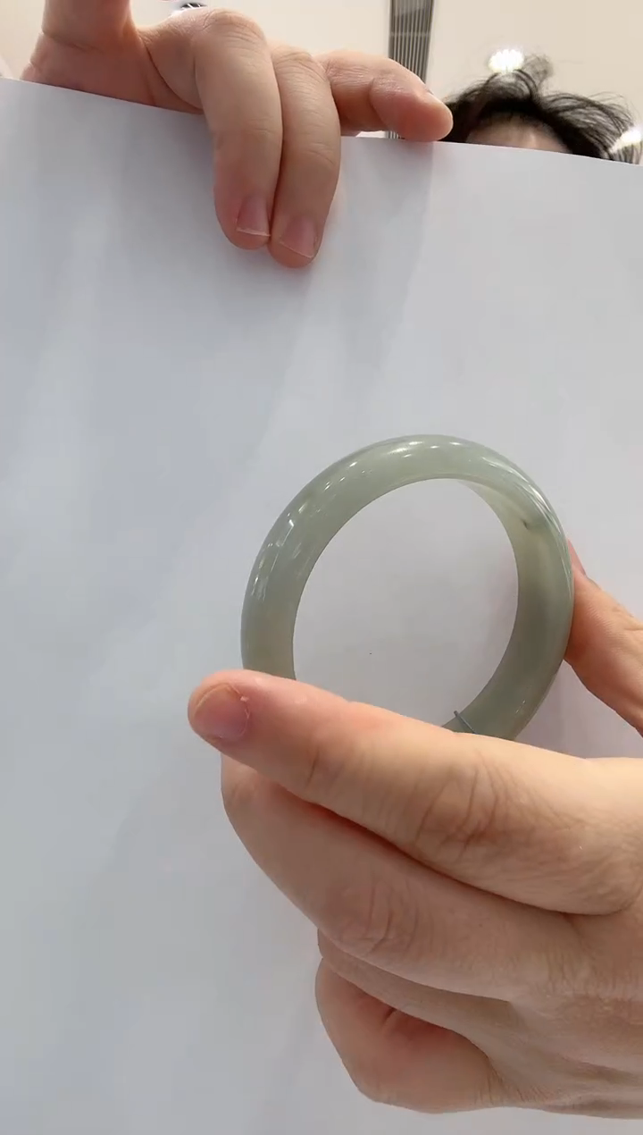 未镶嵌手镯翡翠冬**阳【45】圈口58