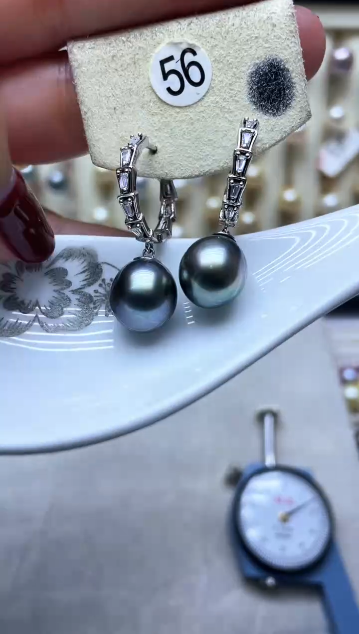 【闪购商品】海水珍珠耳钉银S925镶嵌耳钉