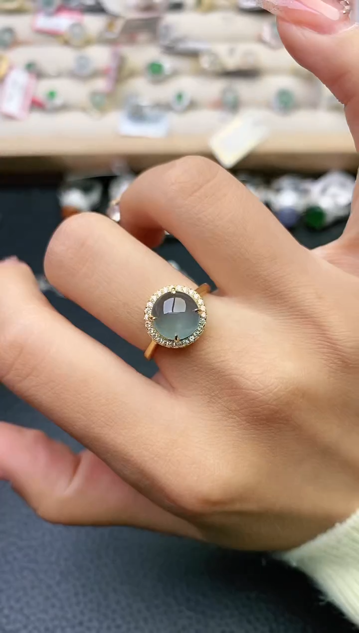【闪购商品】翡翠戒指银S925镶嵌.......