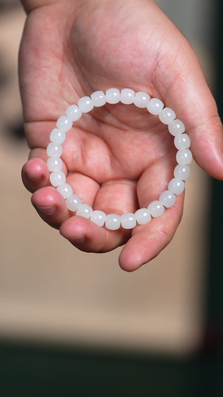 手链未镶嵌和田玉和田玉8mm