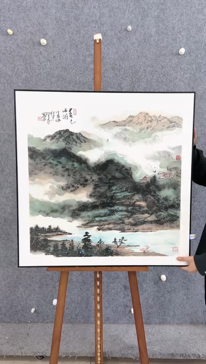 【闪购商品】绘画孙青花（孙才祥）-4平尺-国画-红Yz