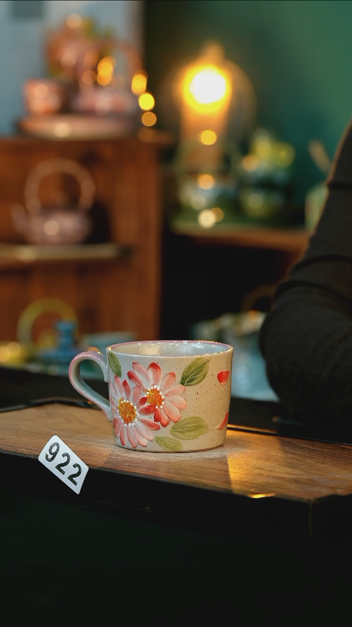 【闪购商品】杯手绘心瓷陶瓷浮力