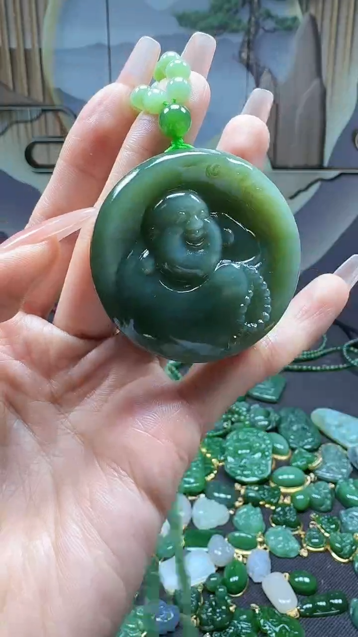 【闪购商品】和田玉挂件未镶嵌1