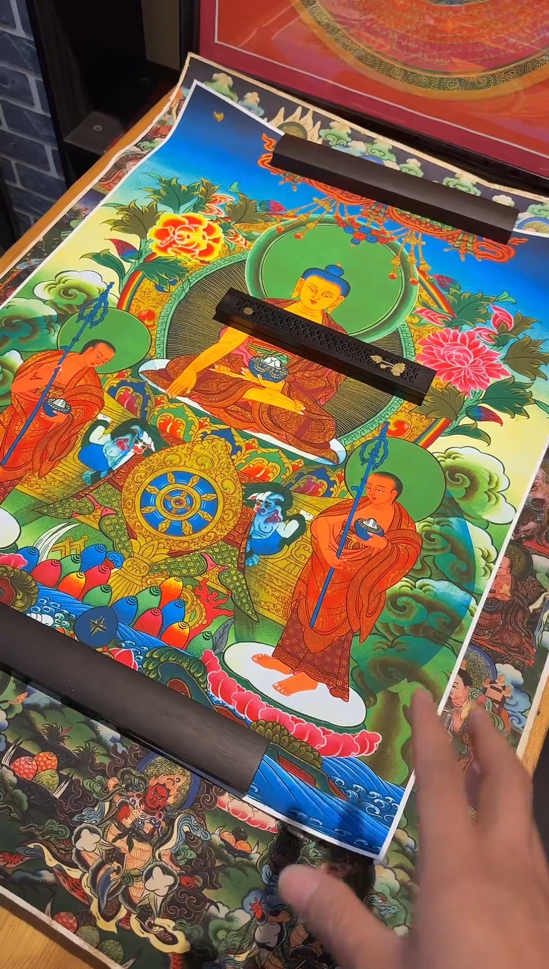 装裱画释迦摩N----