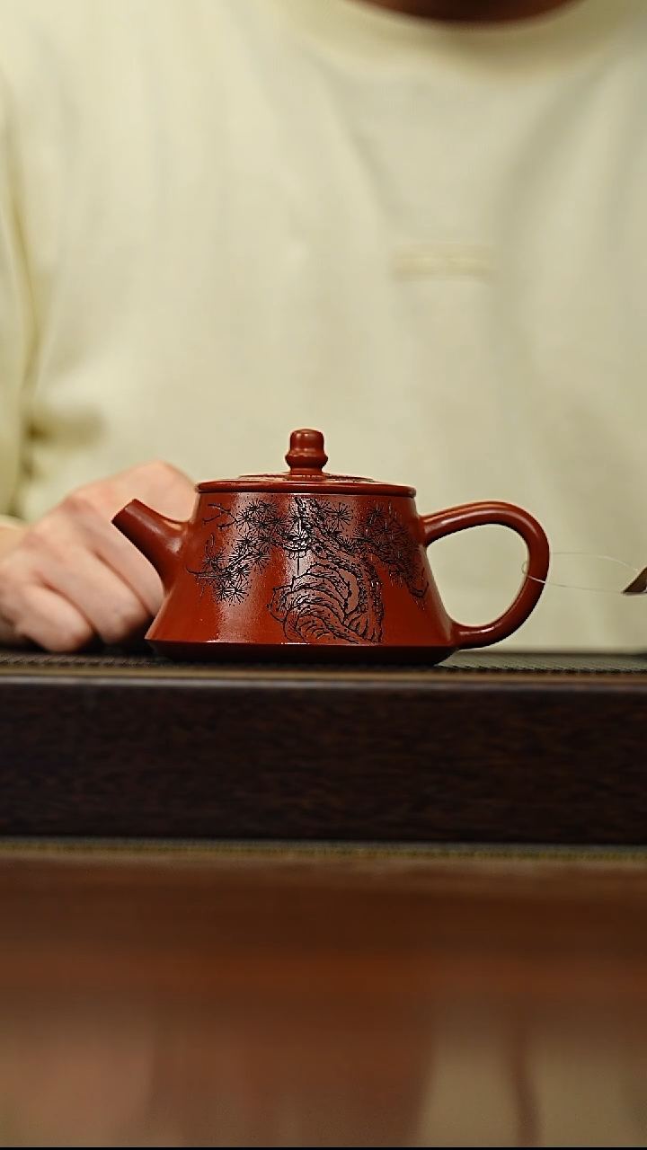 茶壶紫砂宜兴原矿 手工 紫砂壶容量220CC