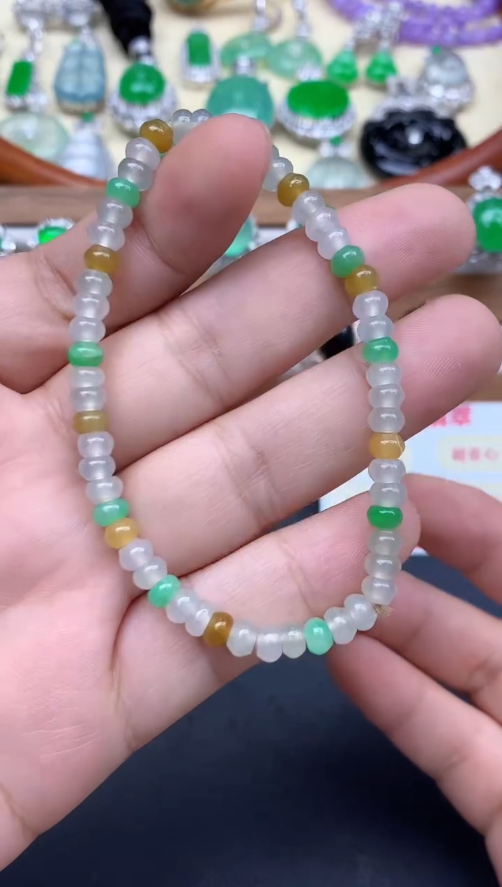 未镶嵌手链翡翠195-中国好珍宝