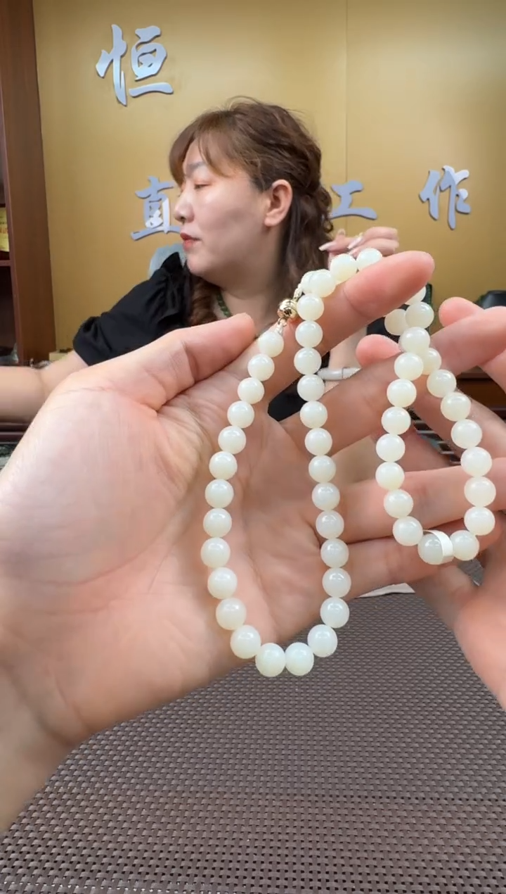 和田玉未镶嵌颈饰项链8