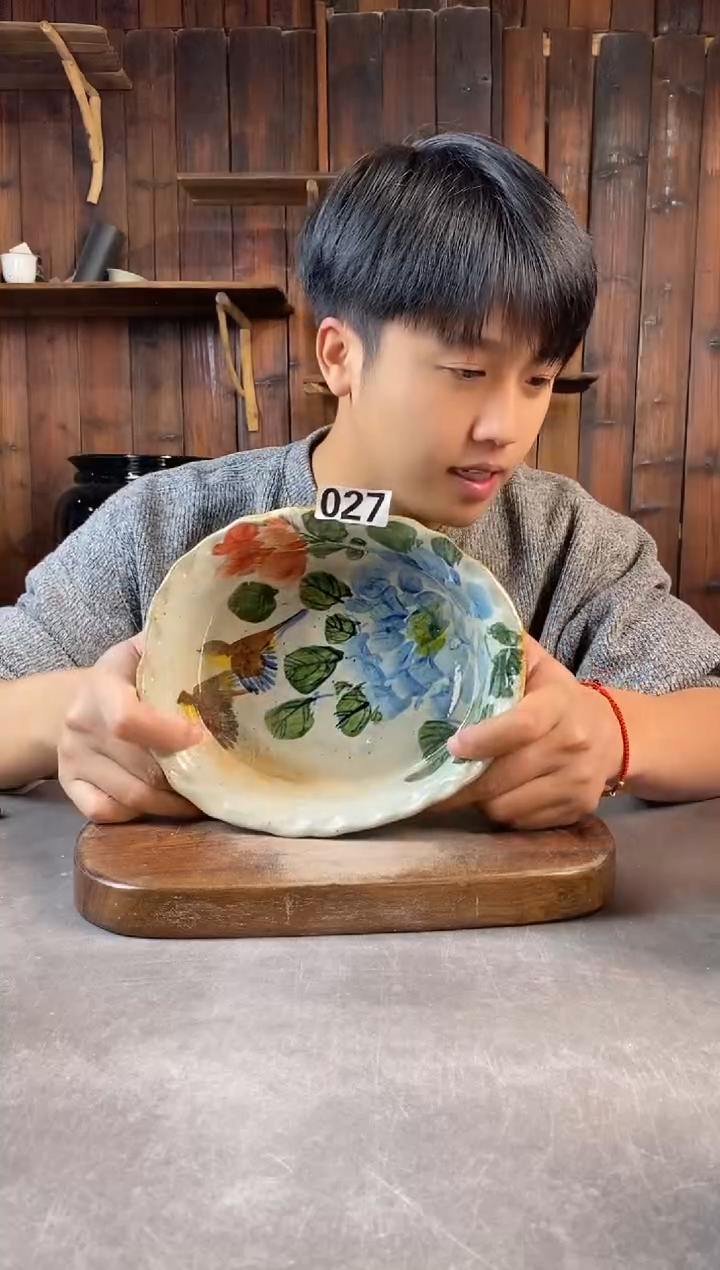 碗027，手工手绘，超值陶瓷