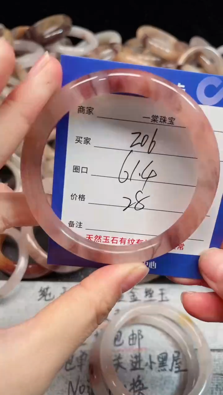 未镶嵌手镯石英质玉206