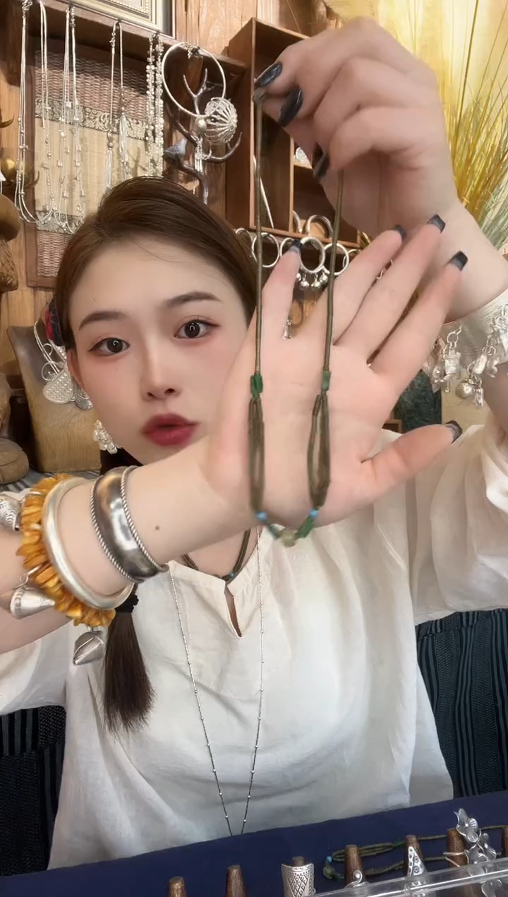 无925银邱****酸项链