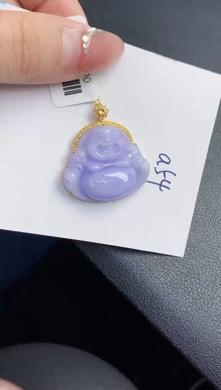 【闪购商品】翡翠颈饰18K金镶嵌00000000000
