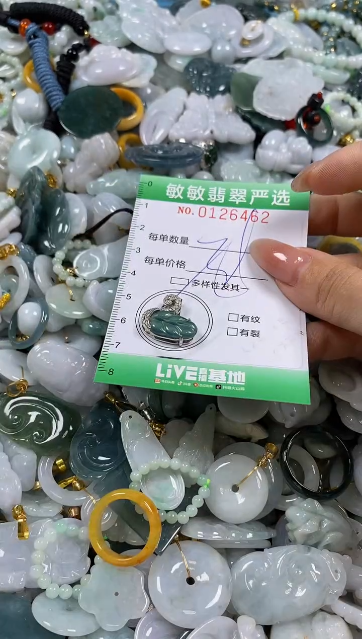 【闪购商品】翡翠颈饰未镶嵌闪购0126462多样性发其一