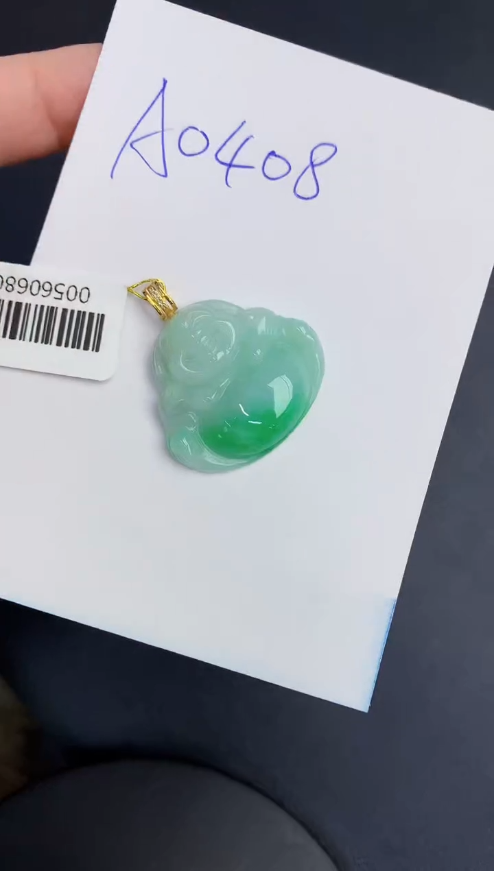 【闪购商品】翡翠颈饰18K金镶嵌0000000000