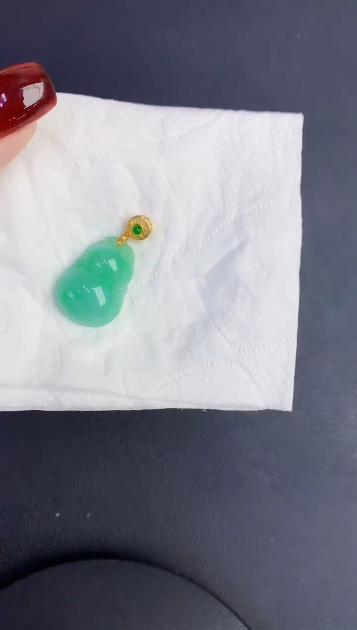 颈饰未镶嵌翡翠缅甸天然翡翠a货