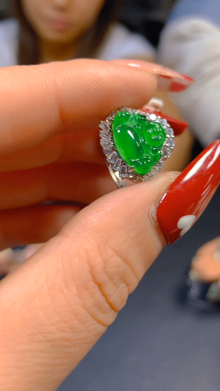 【闪购商品】翡翠戒指未镶嵌0531704027多样性发一