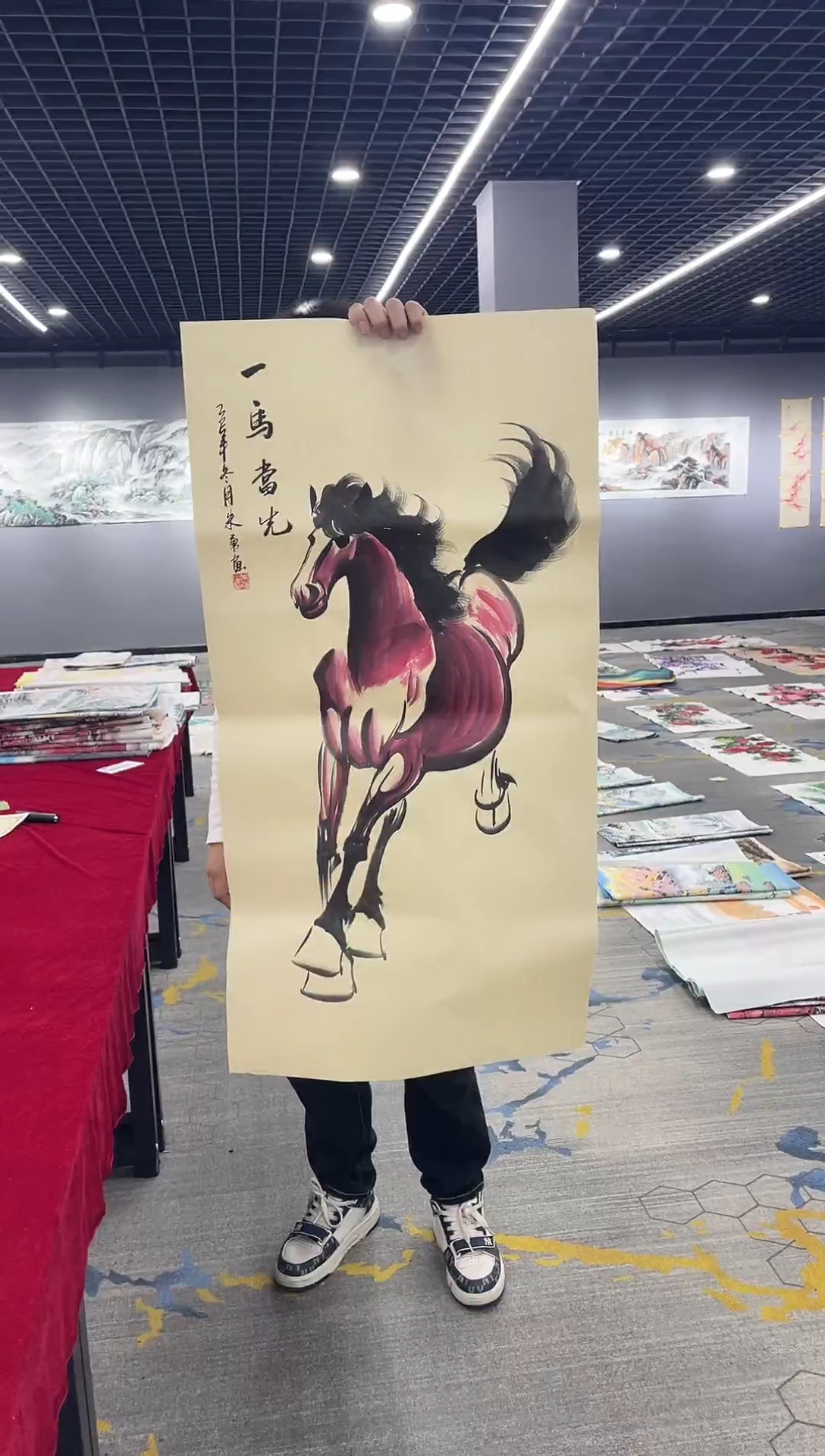 名人名画手工制作