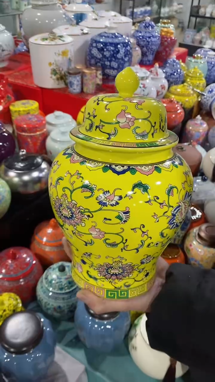 【闪购商品】罐陶瓷茶叶罐储物密封罐家用绿茶红茶普洱龙井