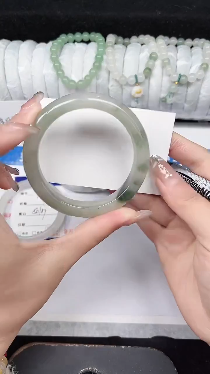 未镶嵌手镯石英质玉168-56/57