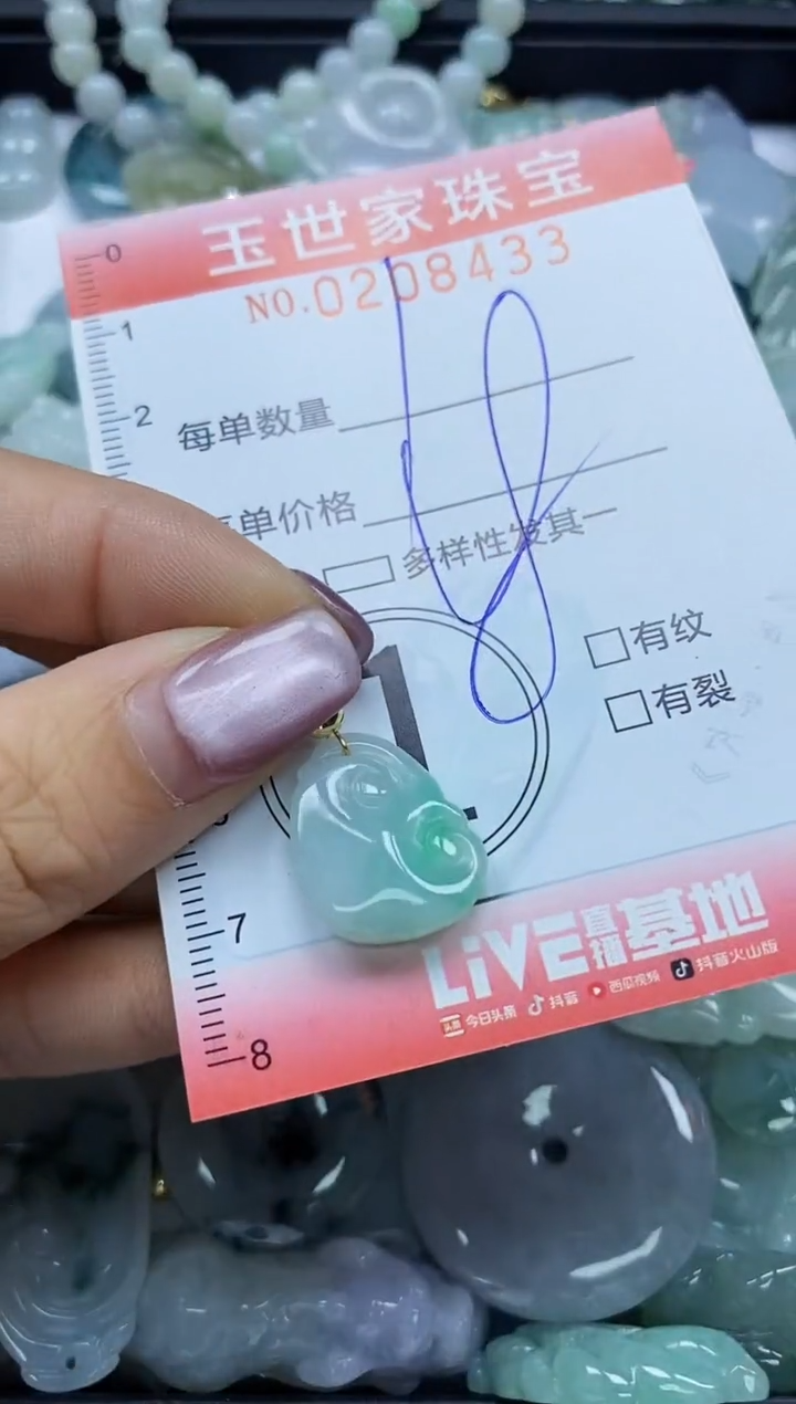 【闪购商品】翡翠颈饰未镶嵌闪购0208433