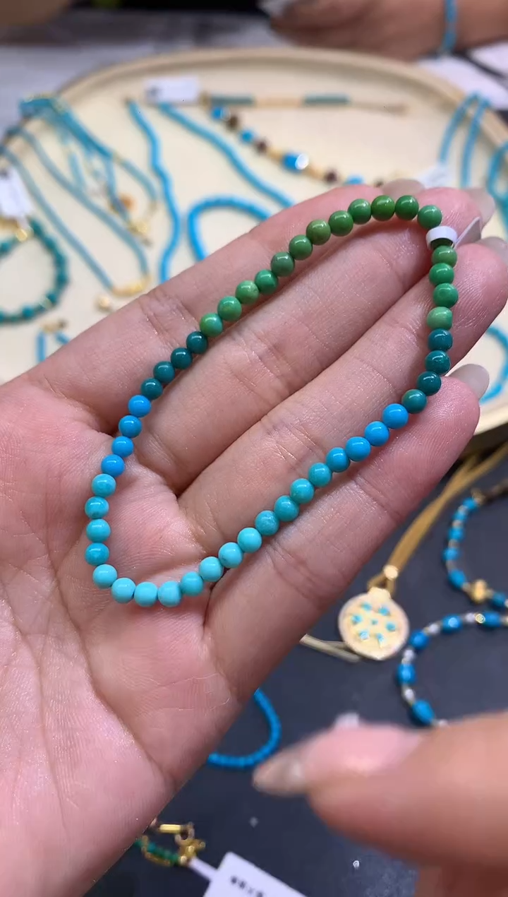 未镶嵌绿松石手链A461|1999|多样性发货一件