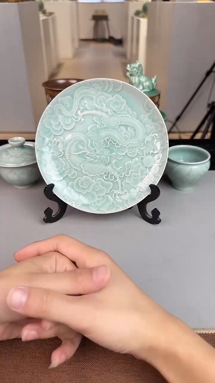 青瓷手工茶器包邮
