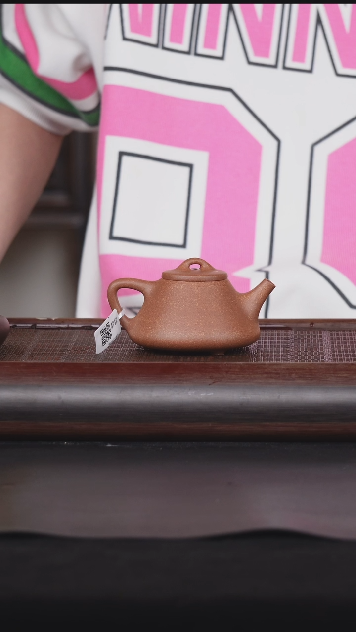 【闪购商品】紫砂茶壶19降坡泥子冶石瓢200全手