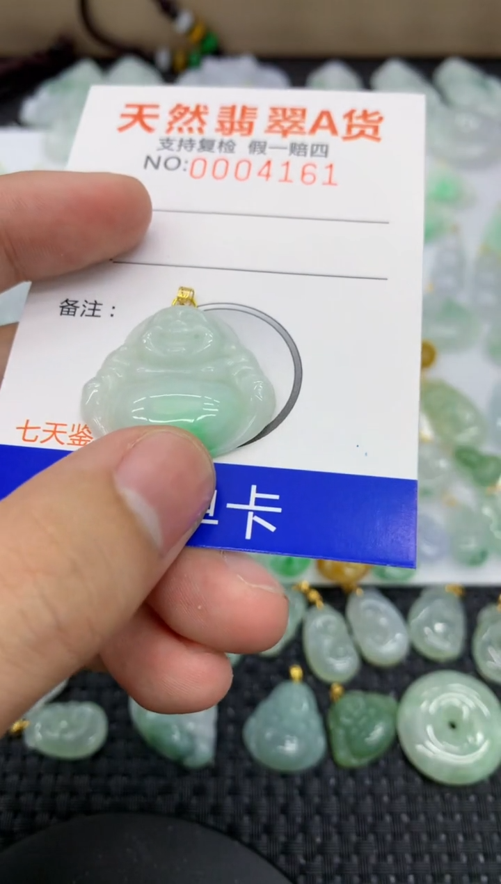 【闪购商品】翡翠颈饰18K金镶嵌73544307975483