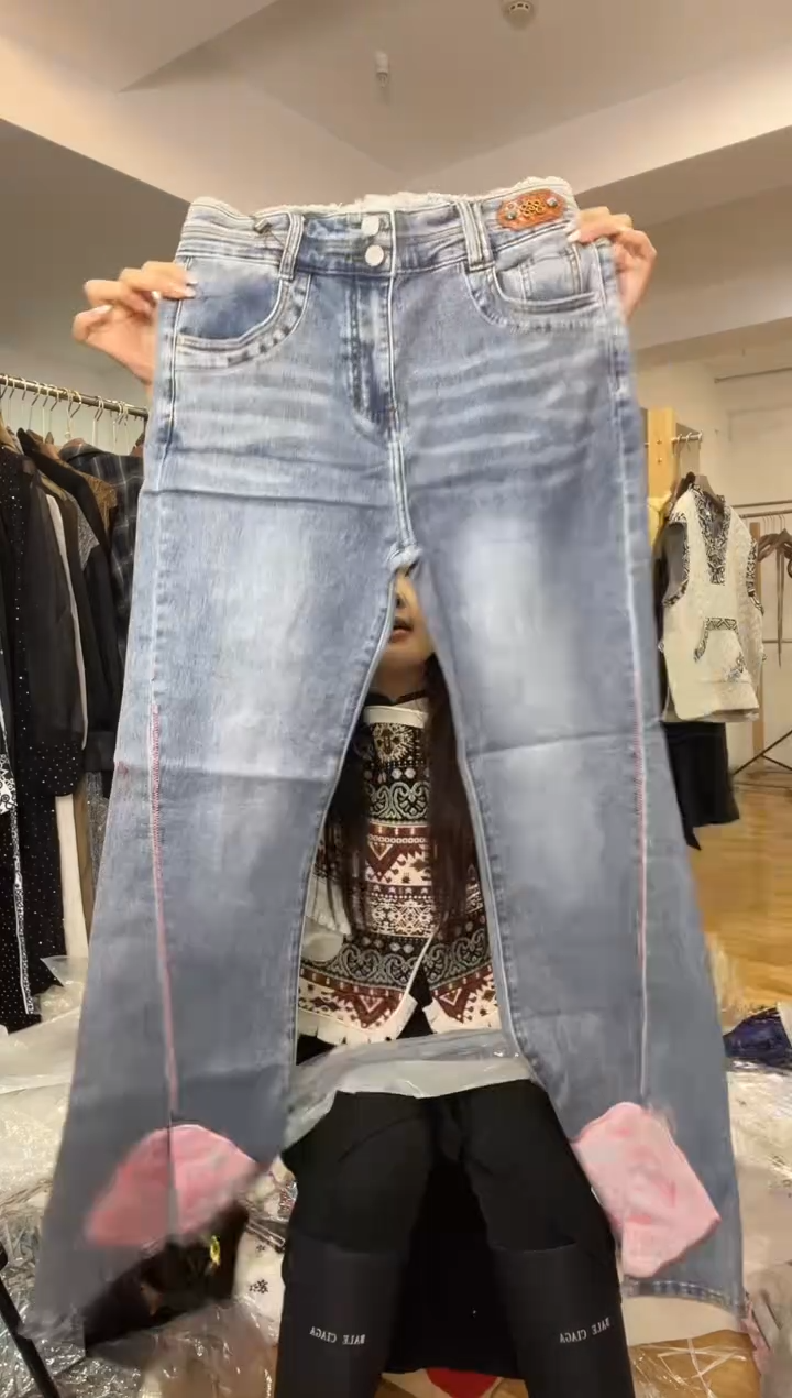 牛仔裤  M码  115斤