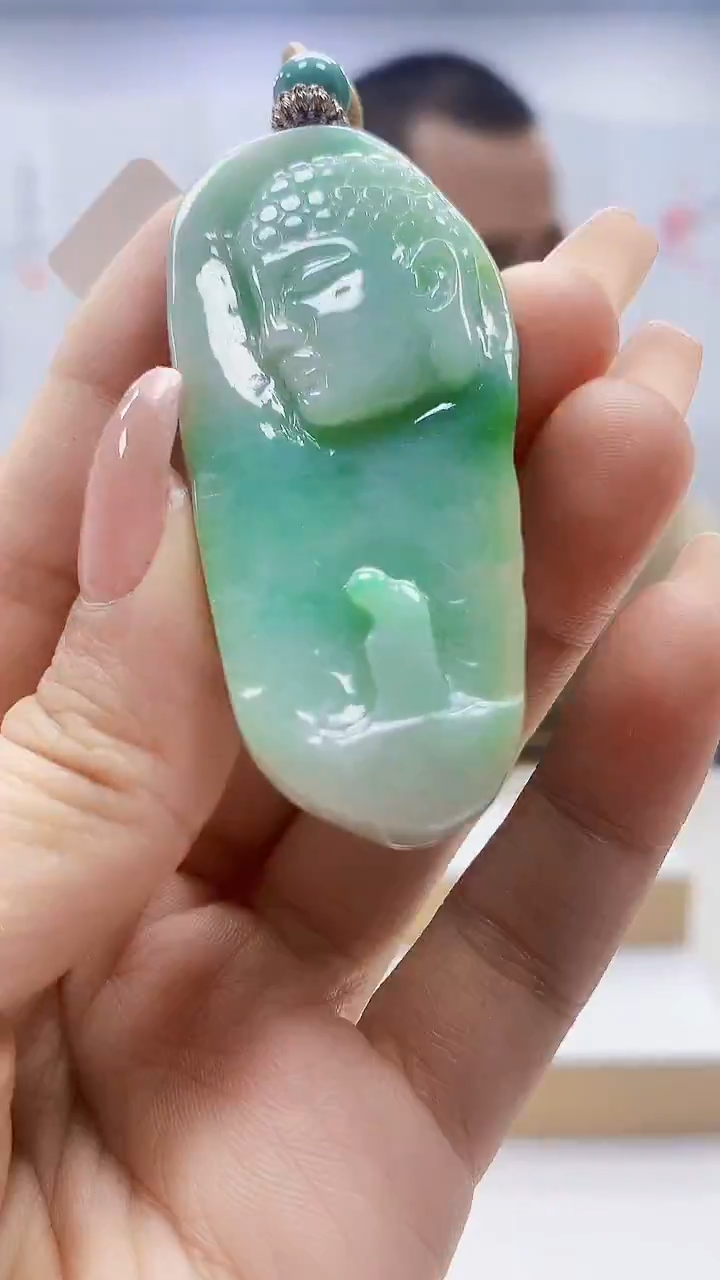 未镶嵌定制翡翠5167ty-毛货挂件55