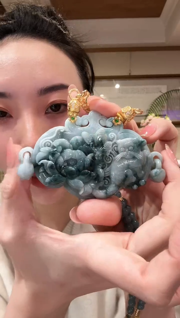 【闪购商品】翡翠颈饰未镶嵌国风