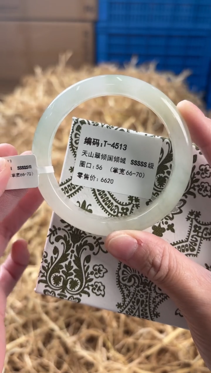 未镶嵌手镯石英质玉T-4513