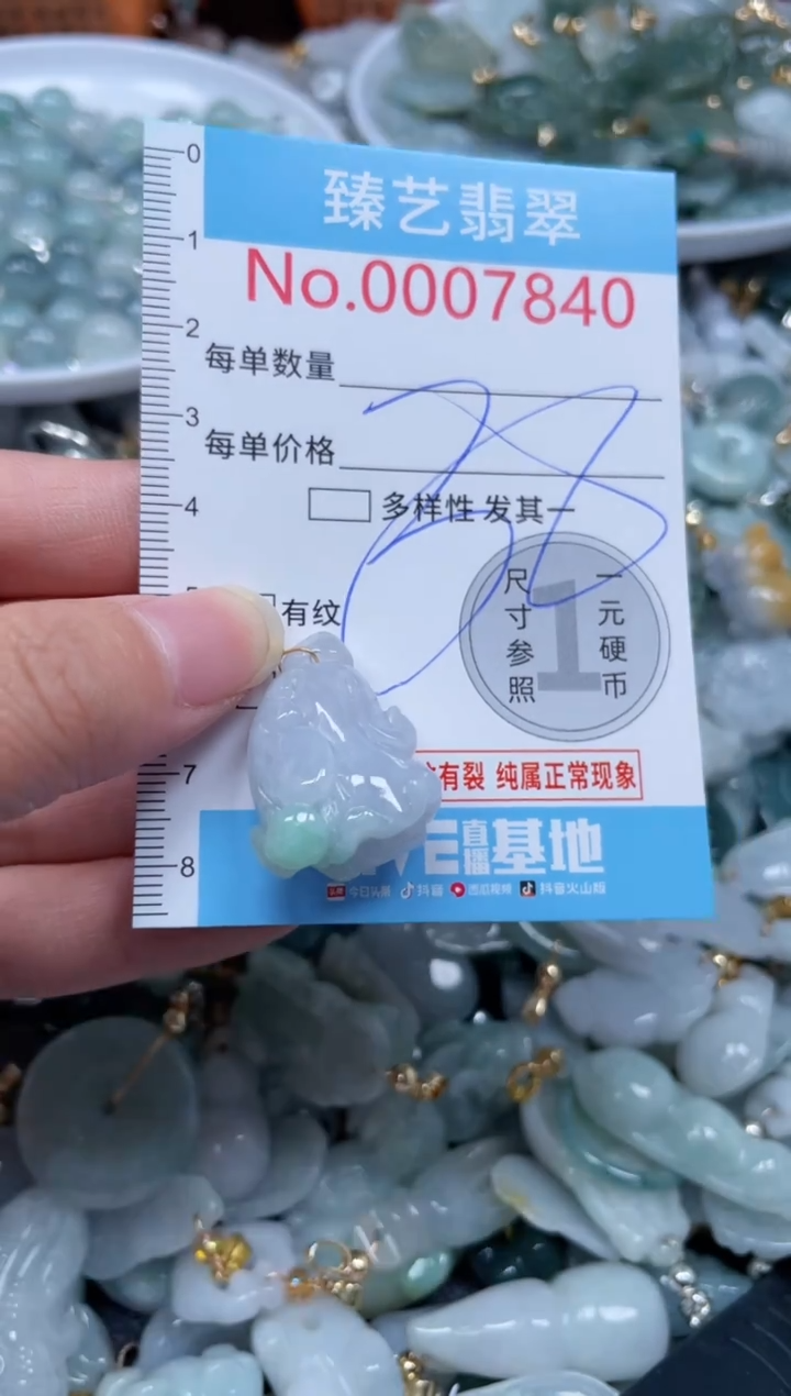 颈饰未镶嵌翡翠7840
