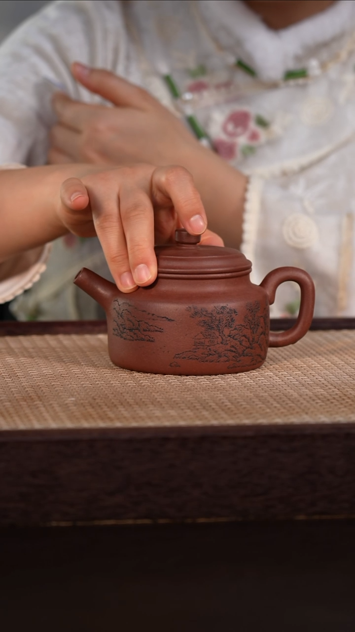 茶壶紫砂紫泥 280cc