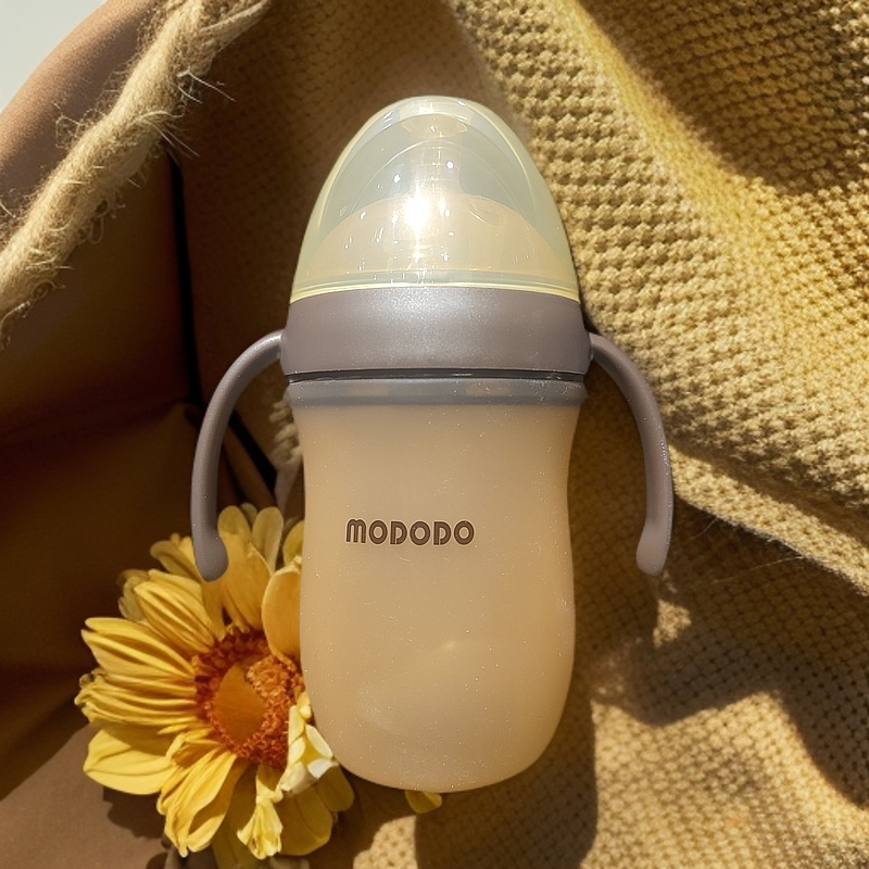 260ml 超广口硅胶时尚自动奶瓶