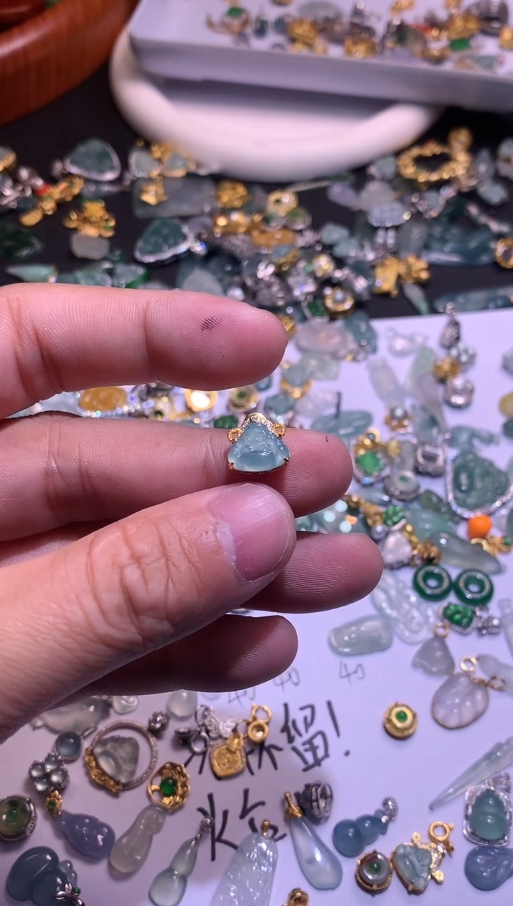 【闪购商品】翡翠吊坠(不含链)银S925镶嵌1