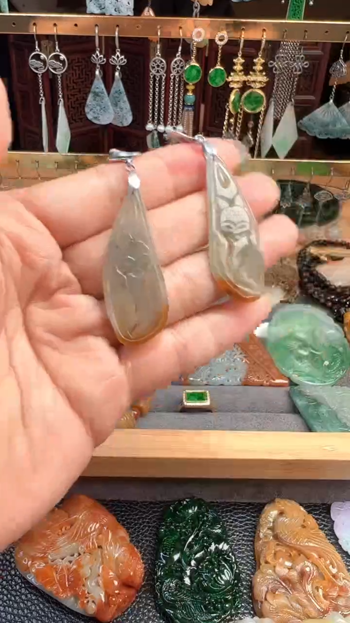 【闪购商品】翡翠挂件未镶嵌翡翠