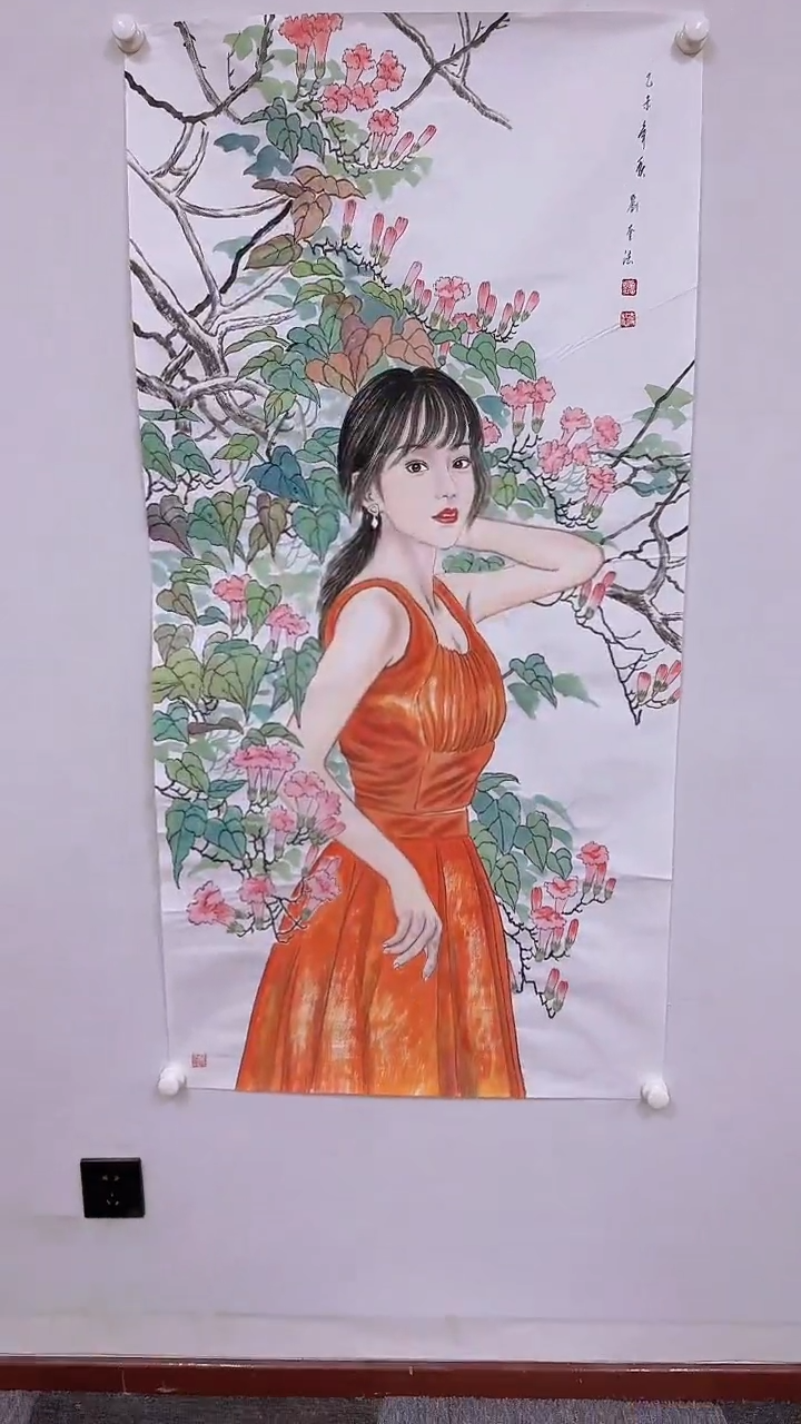 【闪购商品】国画刘老师8平尺人物10